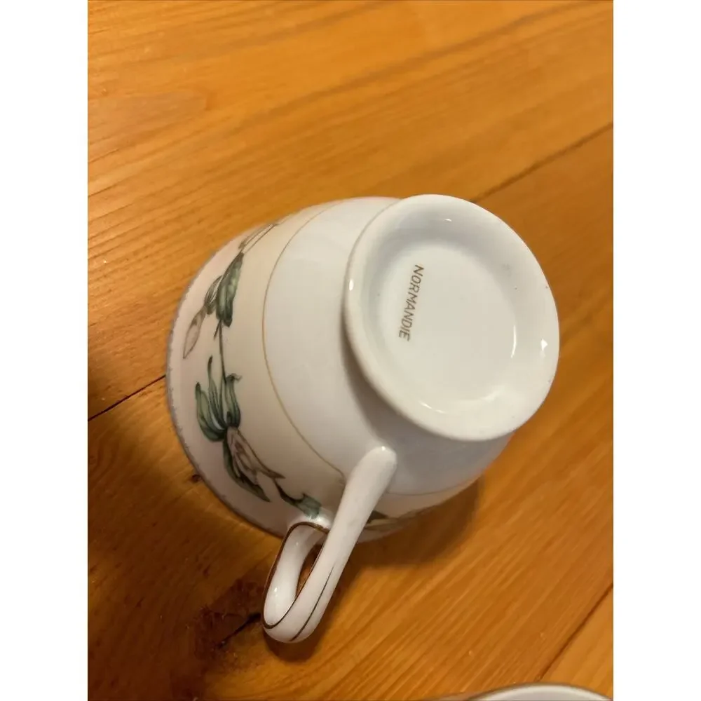 Normandie‎ China Tea Cups Vintage